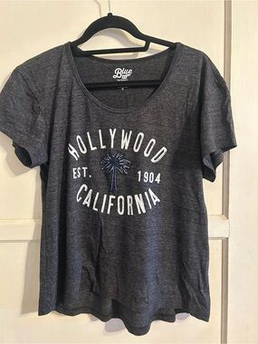 Blue 84 Charcoal Hollywood California Graphic Tee